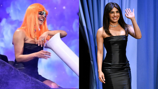 Priyanka Chopra promotes her film Heads of State at Jimmy Fallon's show. Priyanka Chopra