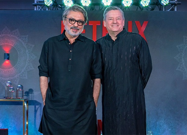 Ted Sarandos with Sanjay Leela Bhansali 
